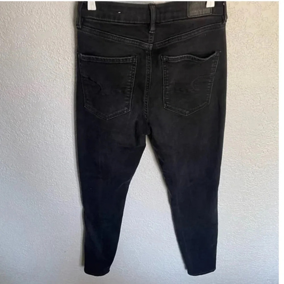 American Eagle next level stretch ripped curvy high waisted jegging - Picture 7 of 8